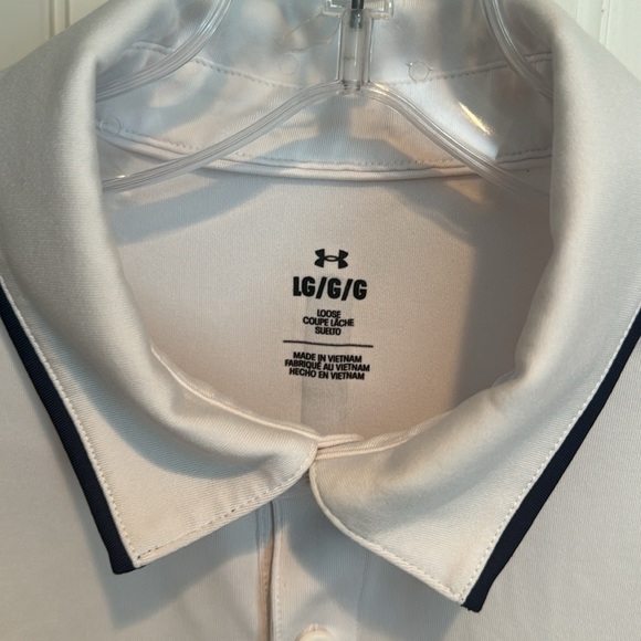 Under Armour 🔥Sale🔥Auburn Tiger shirt. White with black trim, blue orange logo - Picture 3 of 6